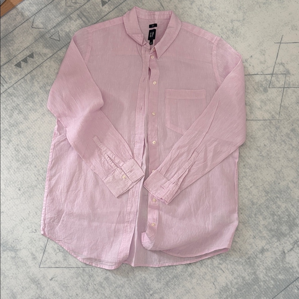 GAP Linen Button down - Picture 2 of 3